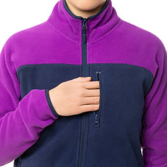 NWOT Bula Fleece Full Zip | Purple - Picture 6 of 9